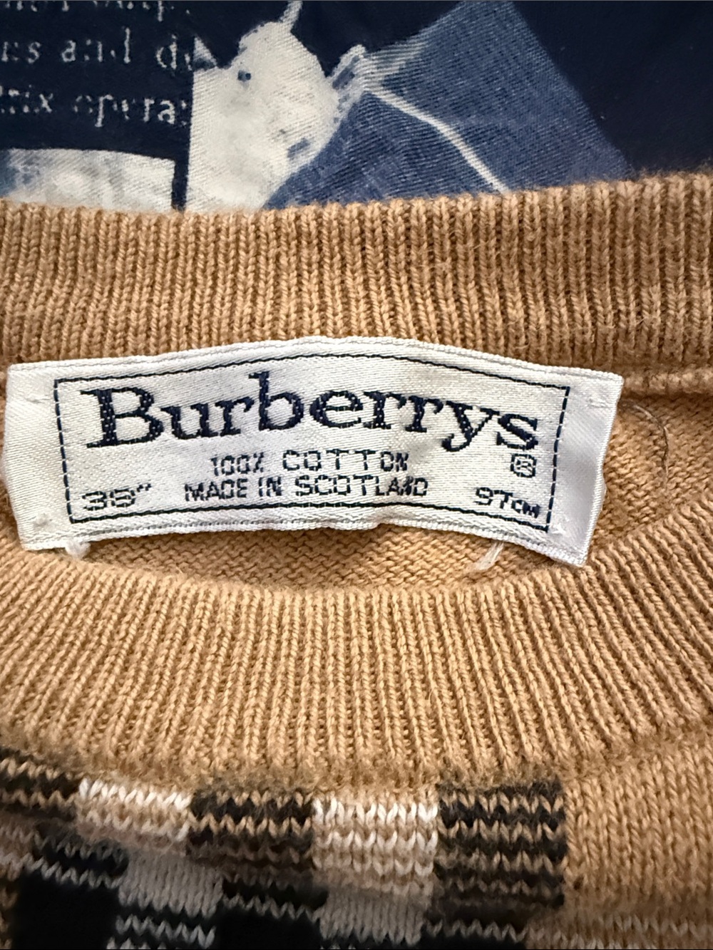 Vintage Burberry Sweater - Picture 2 of 5